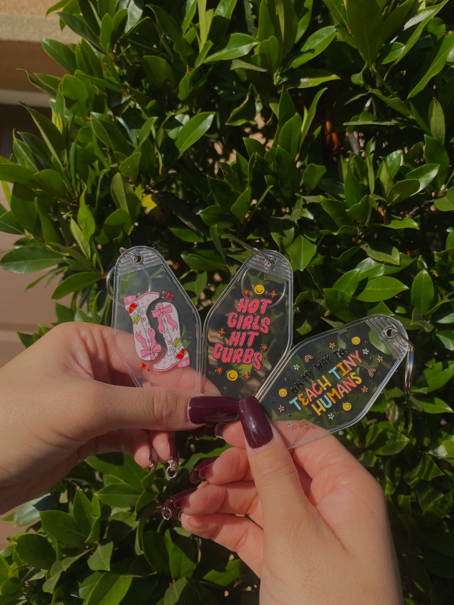 Cherry Cowgirl Keychain